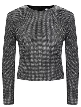 Топ со стразами GIUSEPPE DI MORABITO