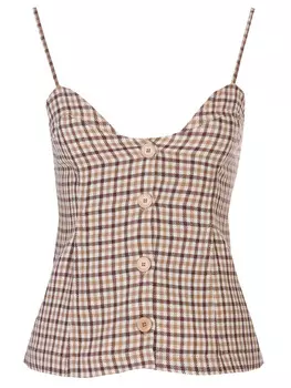 Топ в клетку NANUSHKA