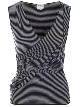 Топ в полоску ARMANI COLLEZIONI