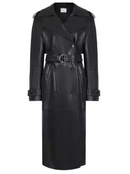 Тренч кожаный
