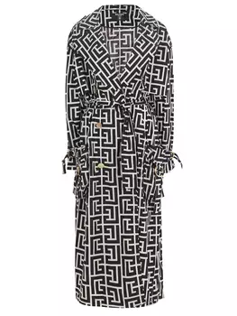 Тренч с принтом