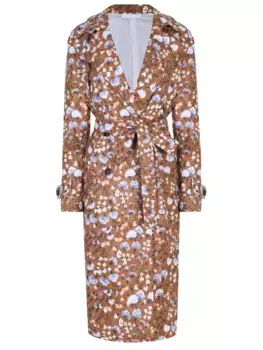 Тренч с принтом