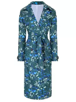 Тренч с принтом