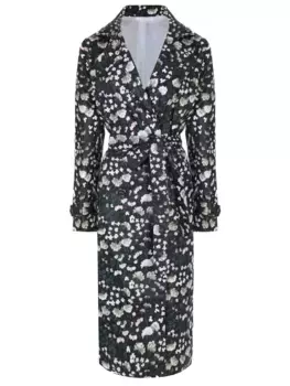 Тренч с принтом