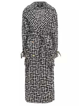 Тренч с принтом