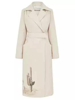 Тренч с принтом Sagda FASHION REBELS