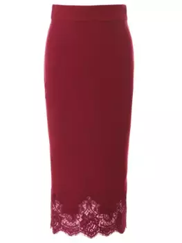 Трикотажная юбка-карандаш