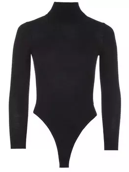 Трикотажное боди из шерсти