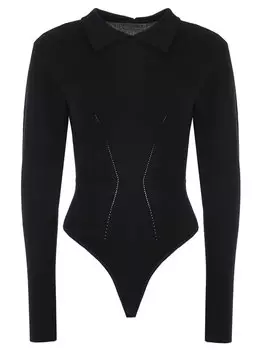 Трикотажное боди из шерсти