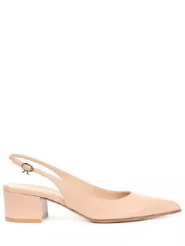 Туфли кожаные Piper Sling GIANVITO ROSSI