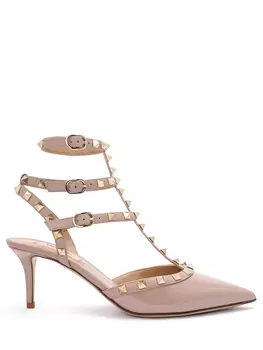 Туфли кожаные Rockstud VALENTINO