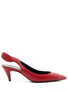 Туфли кожаные SAINT LAURENT