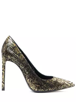 Туфли-лодочки текстильные SAINT LAURENT