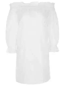 Туника хлопковая с рюшами