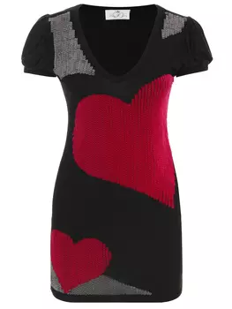 Туника из вискозы с пайетками PARIS HILTON