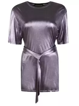 Туника с эффектом металлик