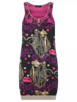 Туника с пайетками CUSTO BARCELONA