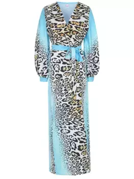 Туника шелковая с принтом