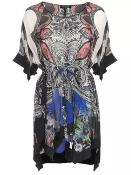 Туника шелковая с принтом ETRO