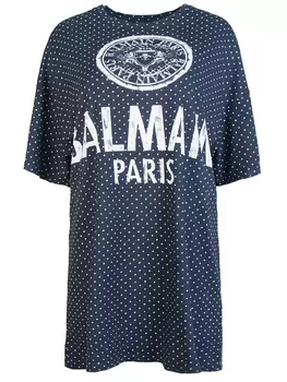 Удлиненная хлопковая футболка