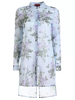 Удлиненная рубашка из хлопка