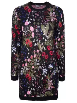 Удлиненный джемпер с узором VALENTINO PAP