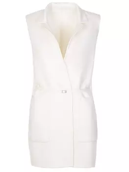 Удлиненный жилет из кашемира