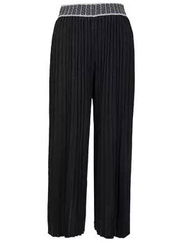 Укороченные брюки плиссе
