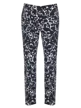 Укороченные брюки с принтом