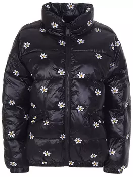 Утепленная куртка с вышивкой