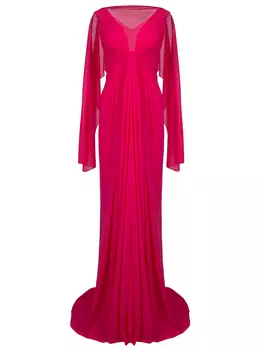 Вечернее платье с накидкой