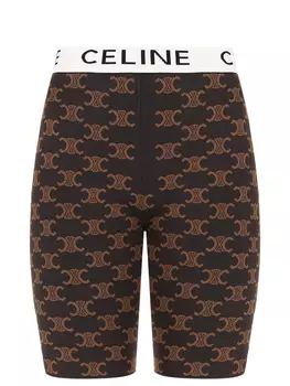Велосипедки с принтом CELINE