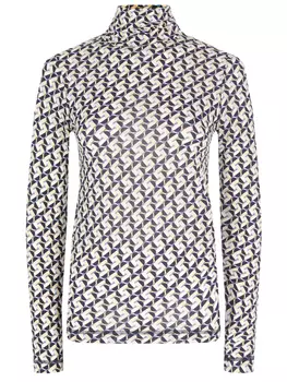 Водолазка из вискозы с принтом BOGNER