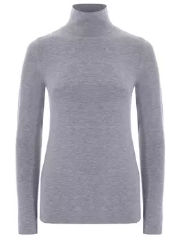 Водолазка однотонная