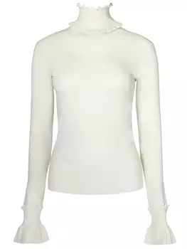 Водолазка с воланами