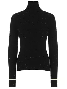 Водолазка шерстяная с пайетками