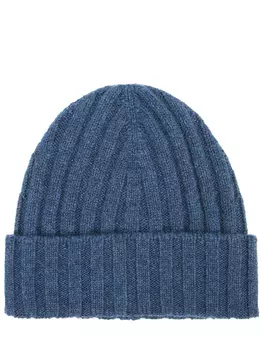 Вязаная кашемировая шапка