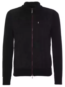 Замшевая куртка с мехом ласки