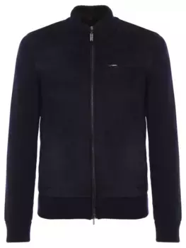 Замшевая куртка с мехом ласки