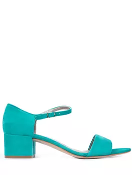 Замшевые босоножки