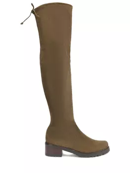 Замшевые ботфорты