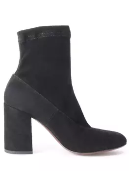 Замшевые ботильоны