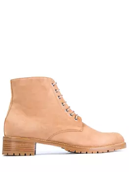 Замшевые ботинки