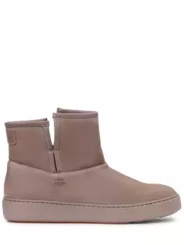 Замшевые полусапоги на меху