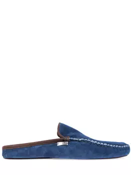 Замшевые тапочки