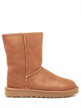 Замшевые угги с мехом