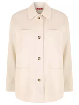 Жакет из хлопка и льна MAX MARA