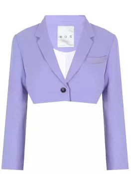 Жакет из хлопка и льна WALK OF SHAME