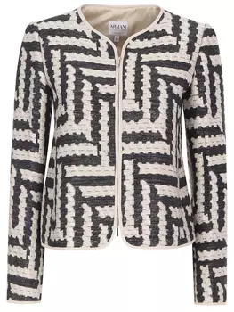 Жакет с узором ARMANI COLLEZIONI