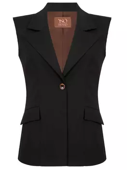 Жилет BLACK из вискозы Y.SO